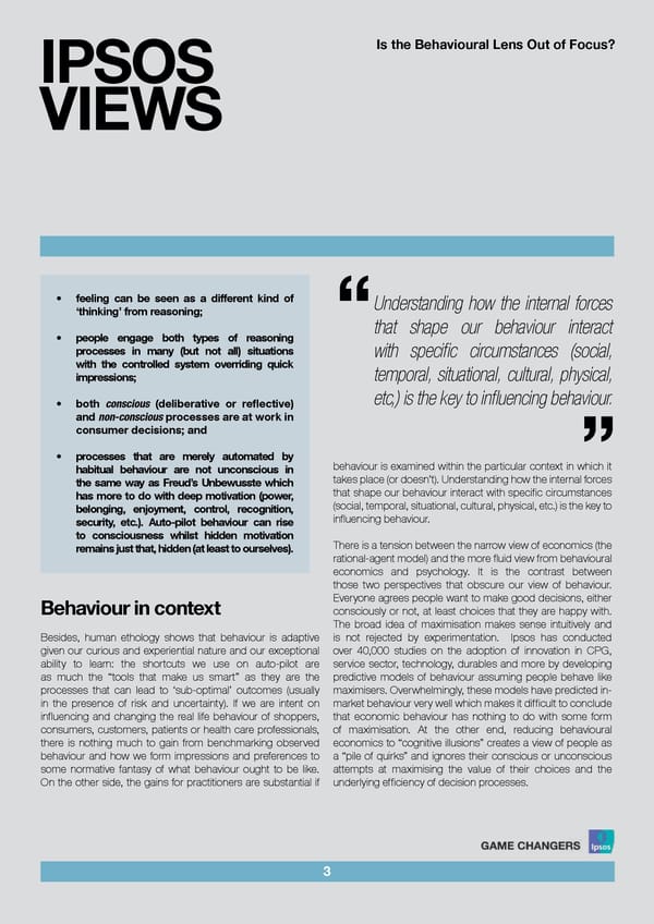 Is the Behavioural Lens Out of Focus? - Page 5