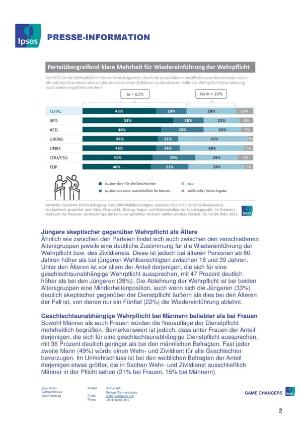 Ipsos Presse-Information - Page 2