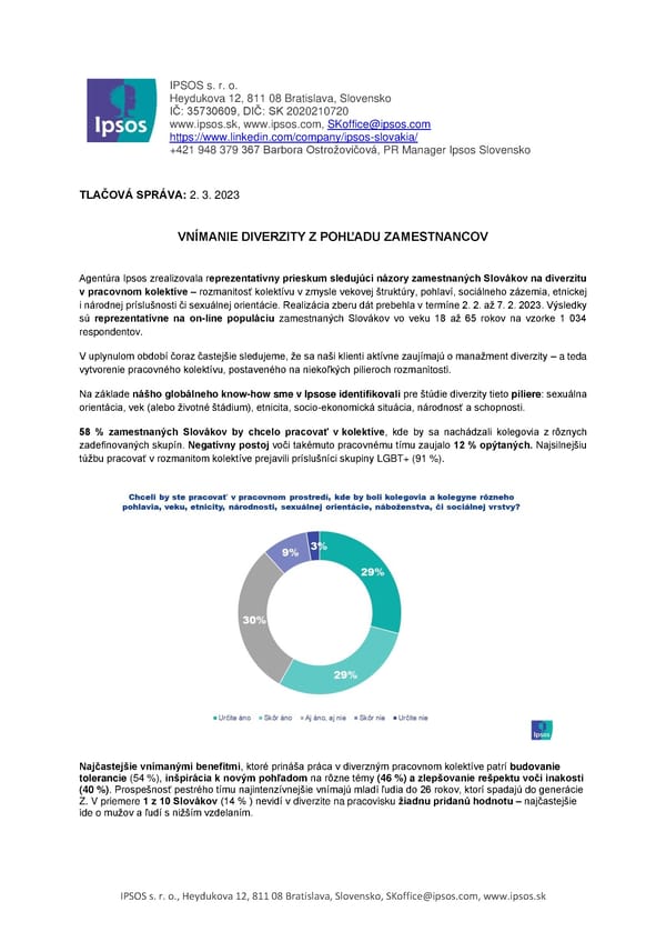 Ipsos Tlačová správa - Page 1